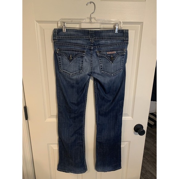 Hudson Womens Denim Jeans Sz 29 Signature Boot Cut Flap Pocket - Picture 11 of 16
